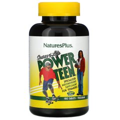 Мультивітаміни для підлітків Nature's Plus (Power Teen) 180 таблеток