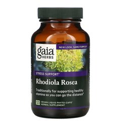 Родіола рожева Gaia Herbs (Rhodiola rosea) 120 капсул