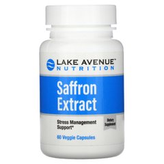 Екстракт шафрану Lake Avenue Nutrition(Saffron Extract) 88.5 мг 60 рослинних капсул