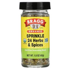 Bragg, Органічні, приправи з 24 трав та спецій, 1,5 унції (42 г)