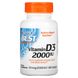 Витамин Д3, Vitamin D3, Doctor's Best, 2000 МЕ, 180 мягких таблеток фото