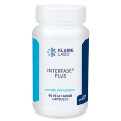 Ензими для травлення Klaire Labs (Interfase Plus) 60 вегетаріанських капсул