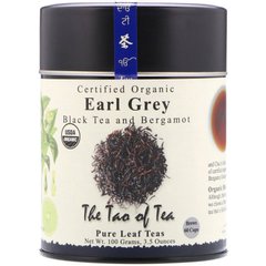 Сертифікований органічний чорний чай з бергамотом, Граф Грей, The Tao of Tea, 35 унцій (100 г)