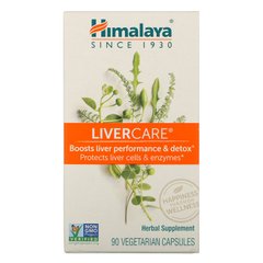 LiverCare, Himalaya, 90 вегетаріанських капсул