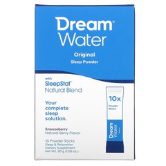 Порошок для сну сонна ягода Dream Water (Sleep Powder, Snoozeberry) 10 пакетиків по 3 г
