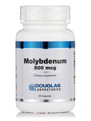 Молібден Douglas Laboratories (Molybdenum) 500 мкг 60 капсул