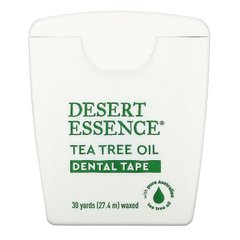 Зубна нитка з маслом чайного дерева Desert Essence (Dental Tape) 27.4 м