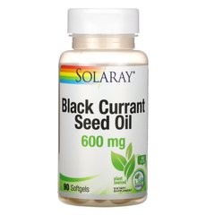 Олія насіння чорної смородини, Solaray, 600 мг, 90 капсул