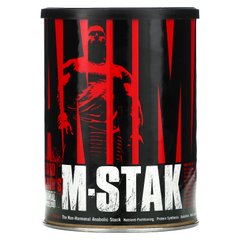 Animal M-Stak, негормональний анаболик, Universal Nutrition, 21 пакетик