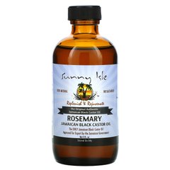 Sunny Isle, 100% натуральне ямайське чорне рицинова олія з розмарином, 120 мл (4 рідк. унції)