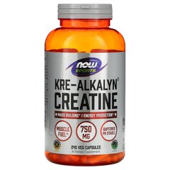 Креатин Now Foods (Kre-Alkalyn Creatine Sports) 240 капсул
