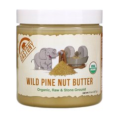 Масло з диких кедрових горіхів, органічне, сире і кам'яне, Wild Pine Nut Butter, Organic, Raw & Stone Ground, Dastony, 227 г