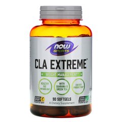 КЛК кон'югована лінолева кислота Now Foods (CLA Extreme) 750 мг 90 капсул