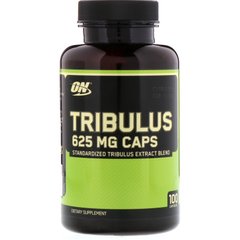Потенцер Трибулус, Optimum Nutrition, 625 мг, 100 капсул