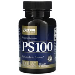 PS-100, фосфатіділсерін, Jarrow Formulas, 100 мг, 60 капсул