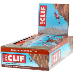 Енергетичні батончики з хрустким арахісом Clif Bar (Energy B) 12 бат. по 68 г