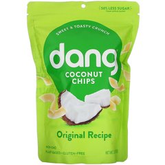 Кокосовые чипсы поджаренные Dang Foods LLC (Coconut Chips) 90 г купить в Киеве и Украине