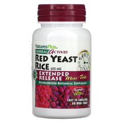 Червоний дріжджовий рис Natures Plus (Red Yeast Rice) 600 мг 60 таблеток