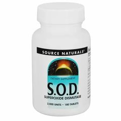 Супероксиддисмутаза СОД ферменти ензими Source Naturals (SOD, S.O.D.) 235 мг 180 таблеток