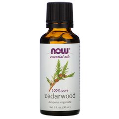 Ефірна олія кедрового дерева Now Foods (Cedarwood Oil) 30 мл