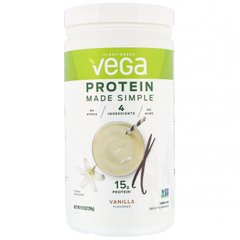 Протеїн, ваніль, Protein Made Simple, Vega, 259 г