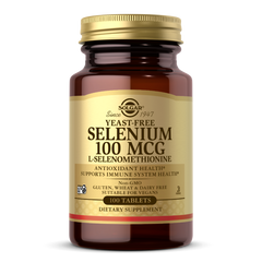 Селен бездріжджовий Solgar (Selenium Yeast-Free) 100 таблеток