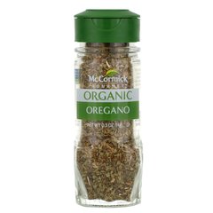 Органічне орегано, Organic, Oregano, McCormick Gourmet, 14 г