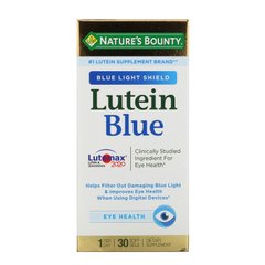 Синий лютеин Nature's Bounty (Lutein Blue) 30 капсул купить в Киеве и Украине