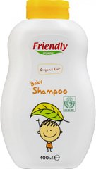 Органічний дитячий шампунь з екстрактом вівса Friendly Organic Baby Shampoo 400 мл