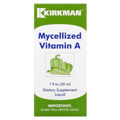 Міцелізірований рідкий вітамін A, Kirkman Labs, 1 рідка унція (30 мл)