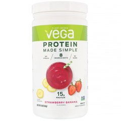 Протеїн, полуниця і банан, Protein Made Simple, Vega, 263 г