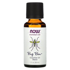 Суміш ефірних олій від комах Now Foods (Bug Ban Essential Oils) 30 мл