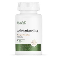 Ашваганда OstroVit (Ashwagandha) 200 таблеток