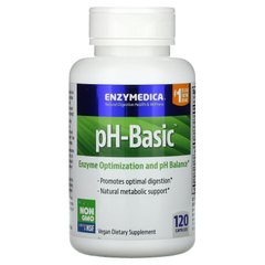 Ферменти рН баланс, pH-Basic, Enzymedica, 120 капсул
