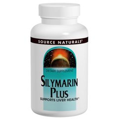 Силімарин плюс (розторопша), Silymarin Plus, Source Naturals, 30 таблеток