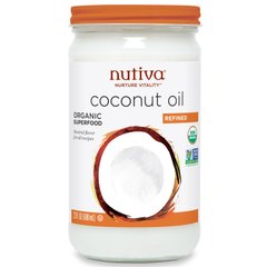 Кокосовое масло рафинированное Nutiva (Coconut Oil Refined) 680 мл купить в Киеве и Украине
