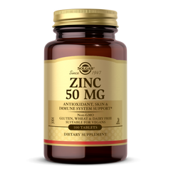 Цинк Solgar (Zinc) 50 мг 100 таблеток