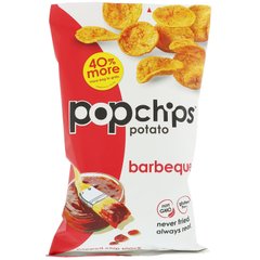 Картопляні чіпси, барбекю, Popchips, 5 унц (142 г)