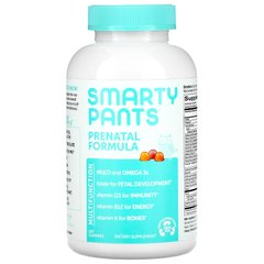 Мультивітаміни + Омега-3 пренатальний комплекс фруктовий смак SmartyPants (Prenatal Complete) 180 жувальних цукерок