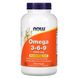 Омега 3-6-9 Now Foods (Omega 3-6-9) 1000 мг 250 капсул фото