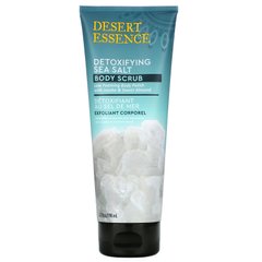 Детоксифицирующие скраб для тіла з морською сіллю, Desert Essence, 6,7 рідкої унції (198 мл)