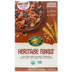 Цільнозернові пластівці органік Nature's Path (Heritage Flakes Cereal) 375 г