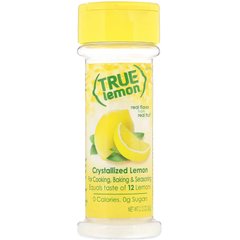True Lemon, Кристалізований лимон, True Citrus, 2,12 унц (60 г)