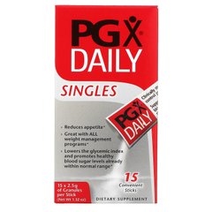 Natural Factors, PGX Daily, одиночні, 15 стиків, 2,5 г на паличку
