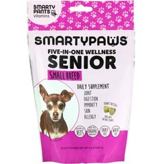 Комплексная добавка 5 в 1 для пожилых собак маленьких пород SmartyPants (SmartyPaws) 60 капсул купить в Киеве и Украине