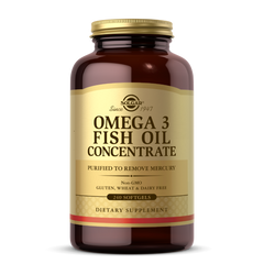 Омега-3 риб'ячий жир концентрат Solgar (Omega-3 Fish Oil Concentrate) 240 капсул