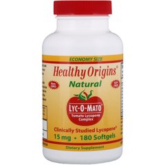 Лікопін Healthy Origins (Tomato Lycopene) 15 мг 180 капсул
