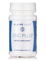 Цинк Плюс Klaire Labs (Zinc Plus) 60 вегетаріанських капсул