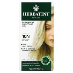 Фарба для волосся платиновий блонд Herbatint (Haircolor Gel) 10N 135 мл