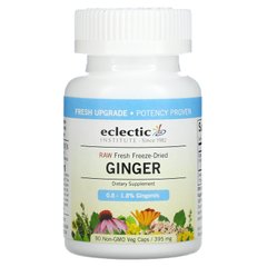 Корінь імбиру Eclectic Institute (Ginger) 395 мг 90 капсул